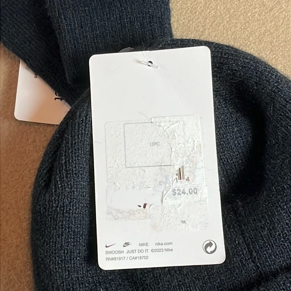 Nike and UGG Kids Beanie Set - Black and Blue- Nike Infant - UGG 4-6 years